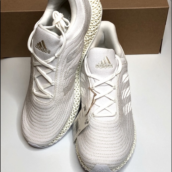 Adidas Ultra 4D Parley Cream White men Sz 10 shoes - Picture 2 of 9